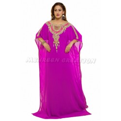 Pink Modern Arabic Elegant Farasha Wear