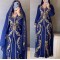 Stylish Royal Moroccan Kaftan Arabic Islamic Modern Bridal Floor Length Long sleeve Hand Zari Work Dress Party Wear