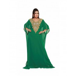 Green Half Sleeve Modern Islamic Farasha